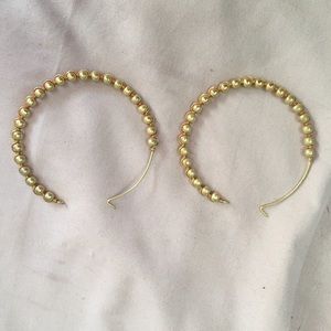 Gold color hoops